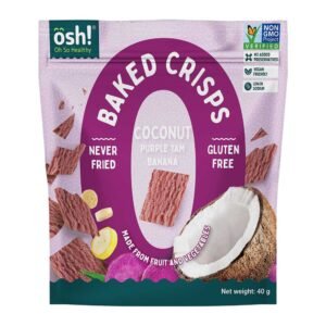 Baked Crisps Coconut Purple Yam Banana