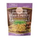 Wheat Puffs with Oyster Mushroom Chips Barbeque Flavour